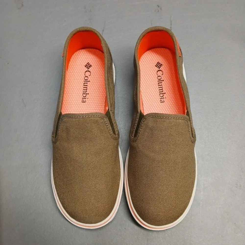 Columbia Crankbait‎ Omni-Grip Casual Sneakers Youth Size 4 Multi Canvas Slip On
